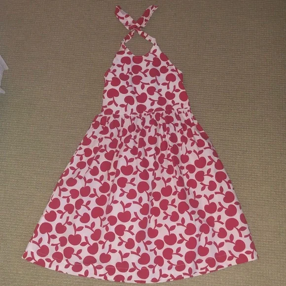knee length dresses for ladies Mini Boden Jersey Tulle Mix Dress. Blue & White. Tank Top with Low Back. Size 7/8T